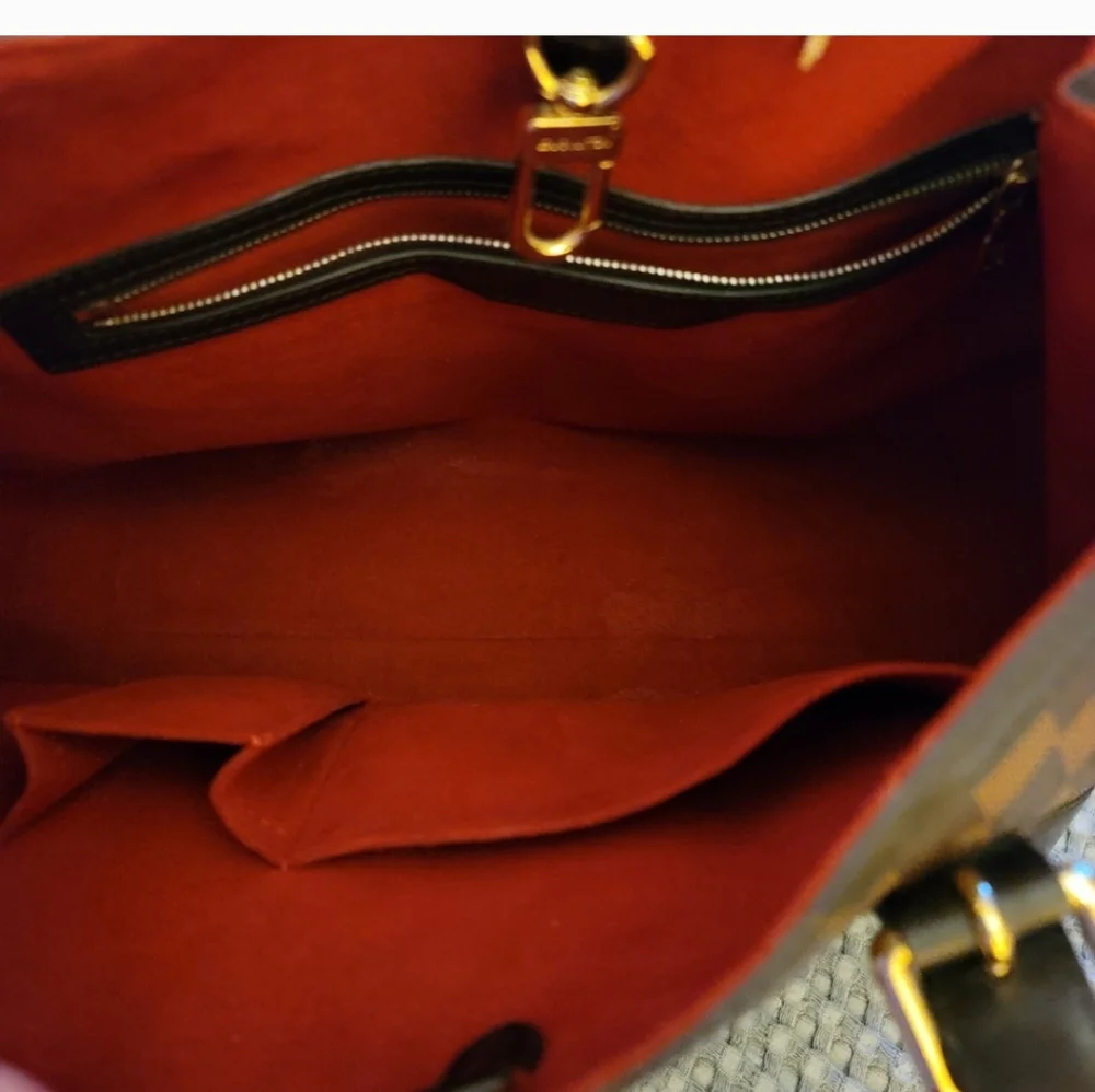 Louis Vuitton Brown Checkered Women's Damier Ebene Bag - Picture 7 of 13